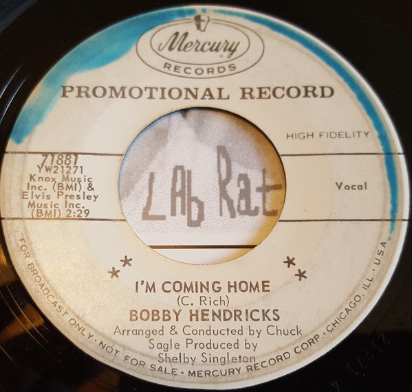 Bobby Hendricks : Every Other Night / I'm Coming Home (7", Single, Promo)