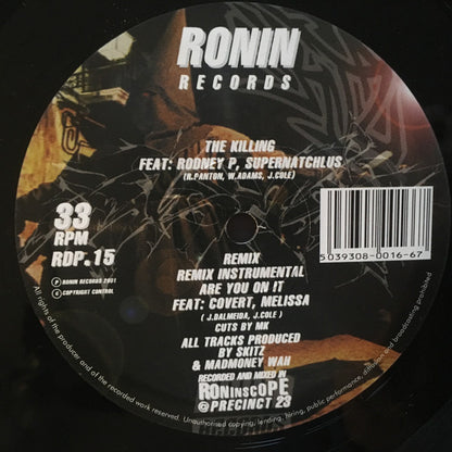 Skitz Feat: Rodney P, Supanatchlus : The Killing (12")