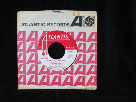 The Rascals : People Got To Be Free / My World (7", Single, Promo, PL )