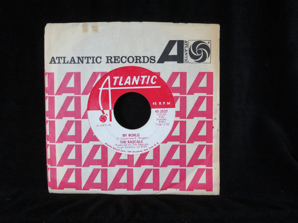The Rascals : People Got To Be Free / My World (7", Single, Promo, PL )