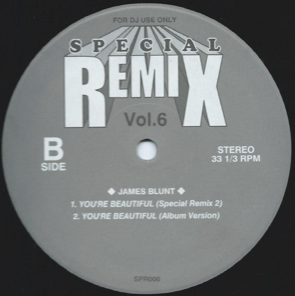 James Blunt : You're Beautiful (Special Remix) (12", Unofficial)