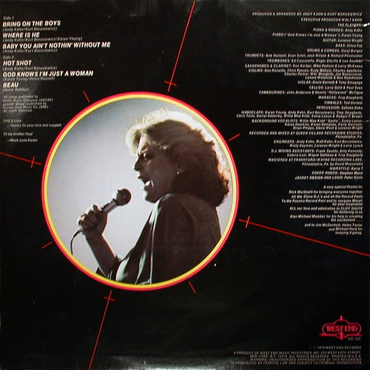 Karen Young : Hot Shot (LP, Album, Promo)
