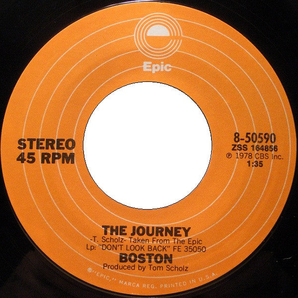 Boston : Don't Look Back (7", Single, Styrene, Pit)