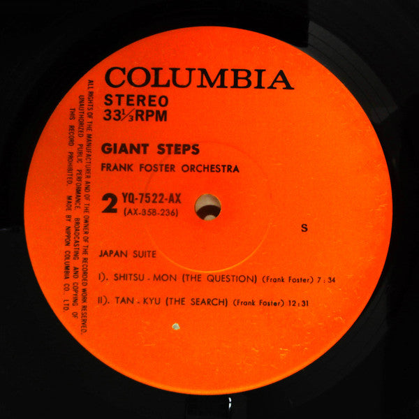 Frank Foster And His Orch.* : Giant Steps (LP, Album)