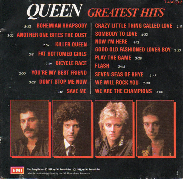 Queen : Greatest Hits (CD, Comp)