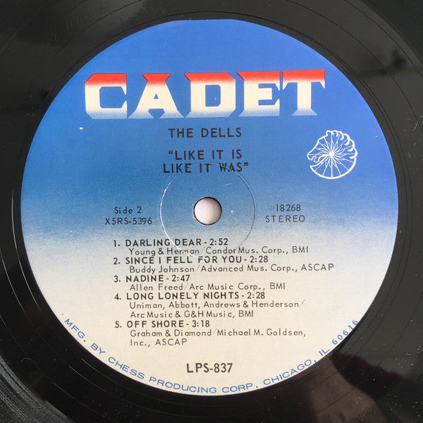The Dells : Like It Is Like It Was (LP, Album)