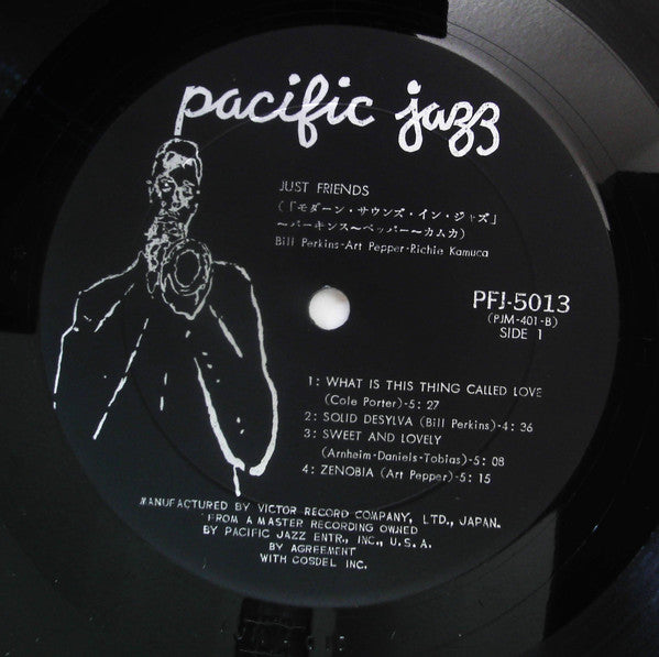 Bill Perkins, Art Pepper & Richie Kamuca : Just Friends (LP)