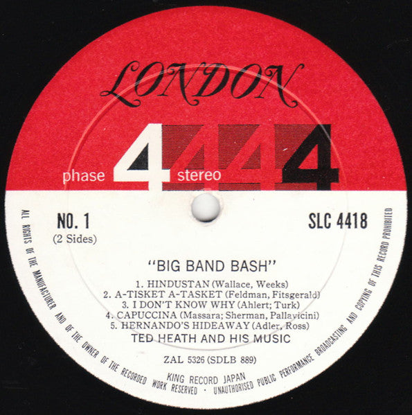 Ted Heath And His Music : ビッグ・バンド攻撃 = Big Band Bash (LP, Album)