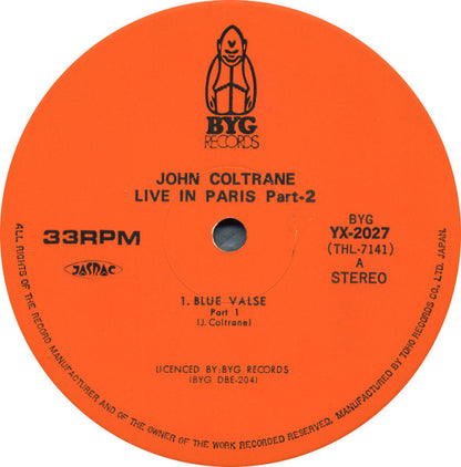John Coltrane : Live In Paris Part 2 (LP, Album)