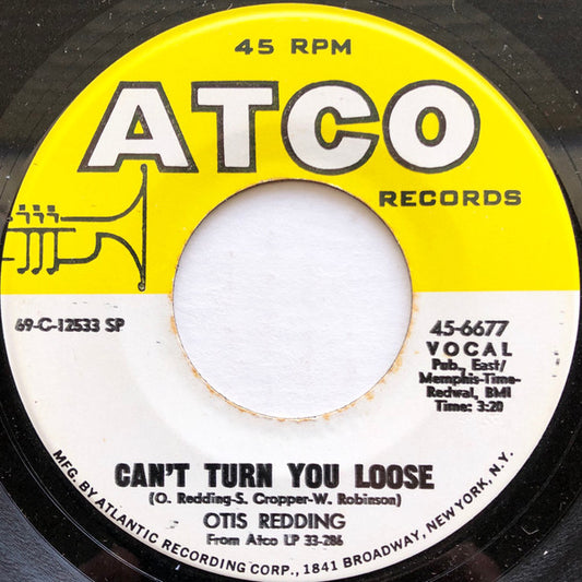 Otis Redding : Love Man / Can't Turn You Loose (7", Single, SP )