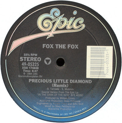 Fox The Fox : Precious Little Diamond (Remix) (12")