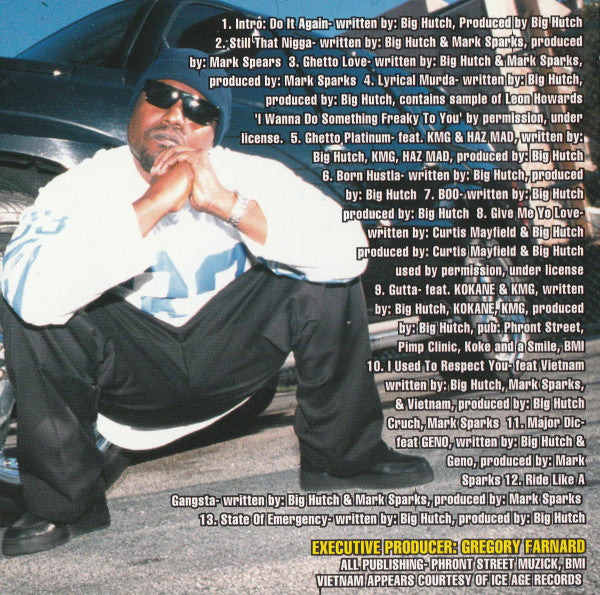 Buy Big Hutch Aka Cold 187um : Live From The Ghetto (CD