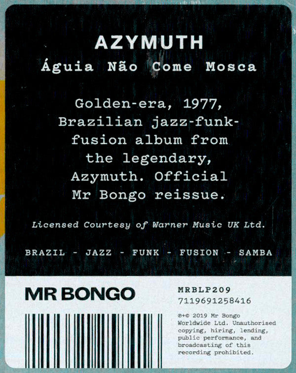 Azymuth : Águia Não Come Mosca (LP, Album, RE)