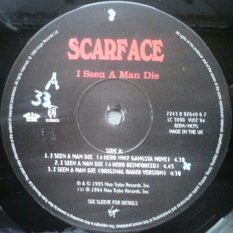 Scarface (3) : I Seen A Man Die (12")