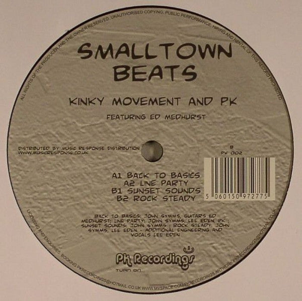 Kinky Movement And PK* Featuring Ed Medhurst : Smalltown Beats (12")