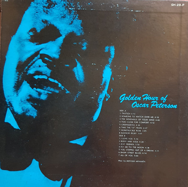 Oscar Peterson : Golden Hour Of Oscar Peterson (LP)
