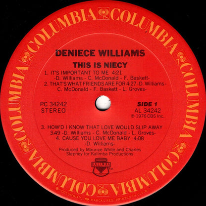 Deniece Williams : This Is Niecy (LP, Album)