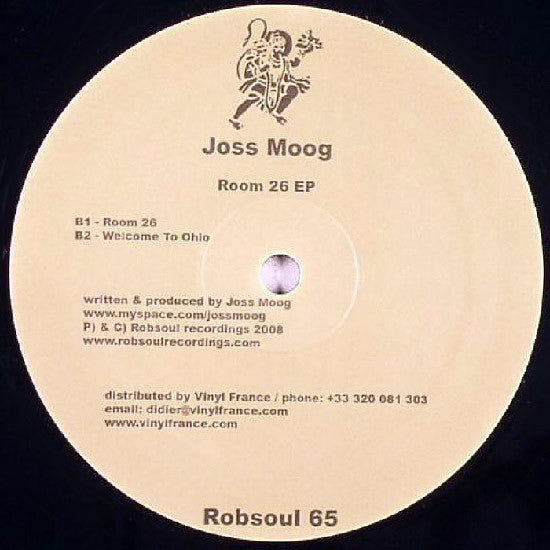 Joss Moog : Room 26 EP (12", EP)