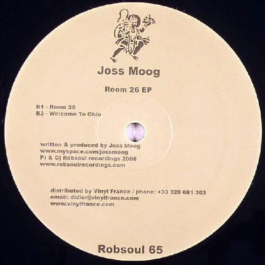 Joss Moog : Room 26 EP (12", EP)