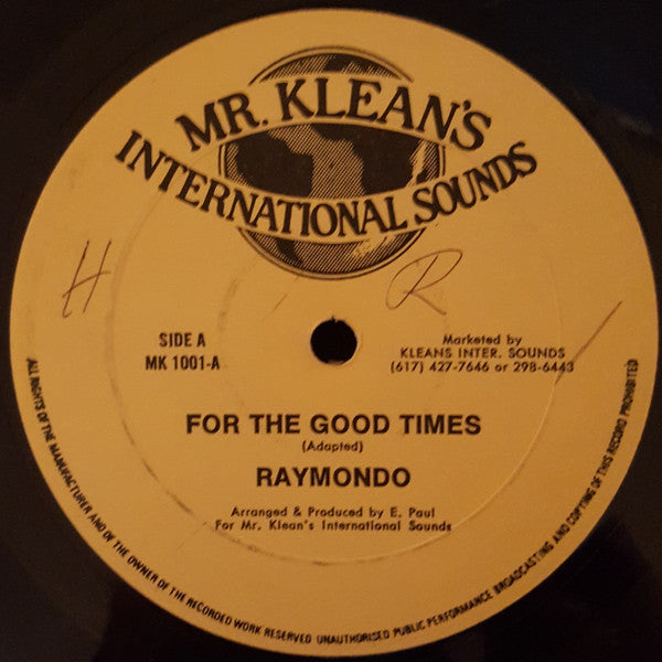 Raymondo (5) : For The Good Times (12", Single)