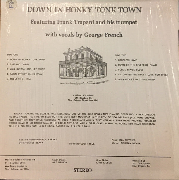 Frank Trapani : Down In Honky Tonk Town (LP)