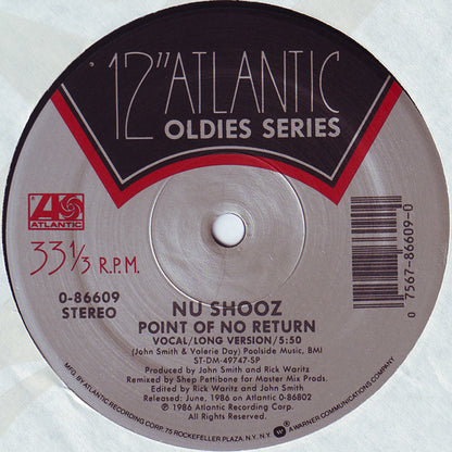 Nu Shooz / Quadrant Six : Point Of No Return / Body Mechanic (12")