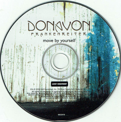 Donavon Frankenreiter : Move By Yourself (CD, Album, Dig)