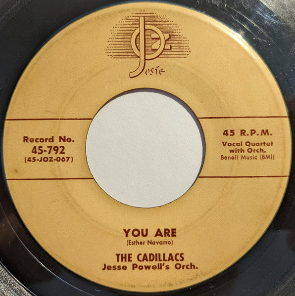 The Cadillacs : Zoom / You Are (7", Single)