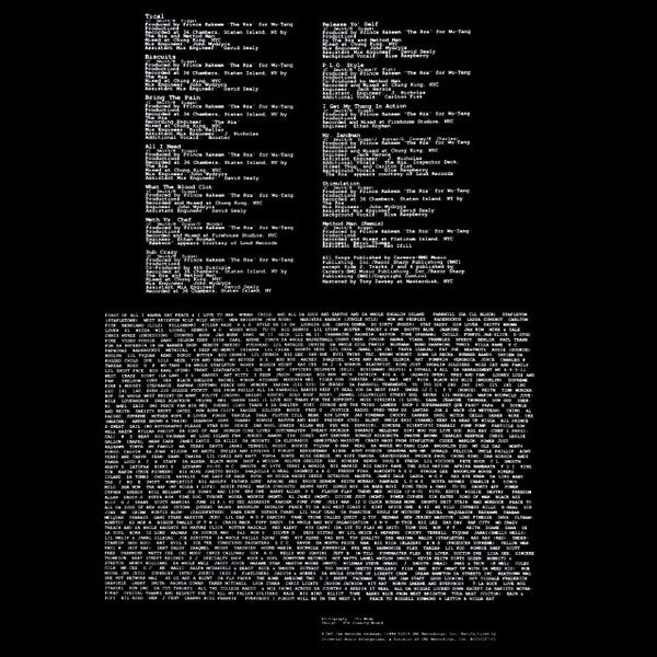 Method Man : Tical (LP, Album, Club, RE, Gol)