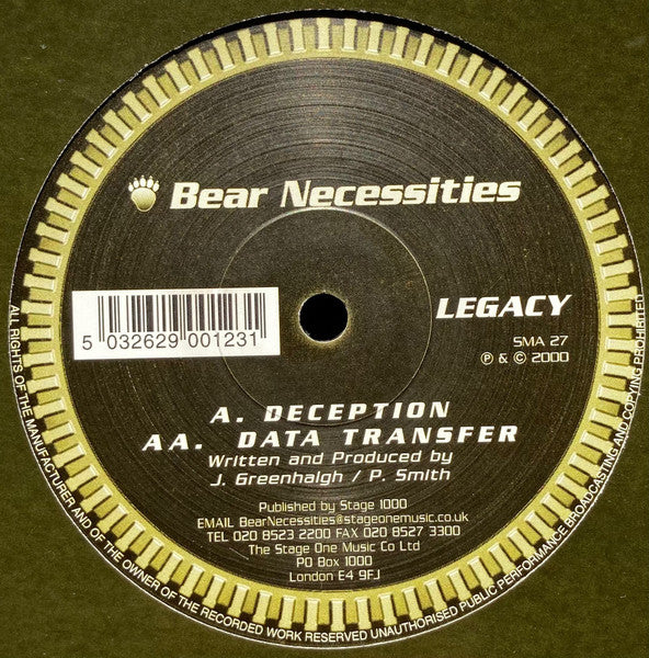Legacy : Deception / Data Transfer (12")