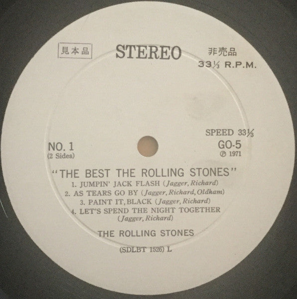 The Rolling Stones : The Best The Rolling Stones (LP, Album, Comp, Promo)