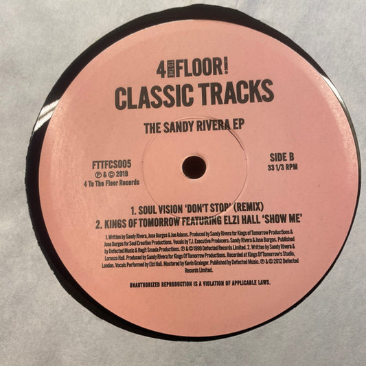 Various : The Sandy Rivera EP (12", EP)