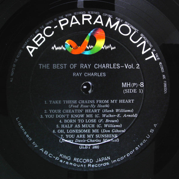 Ray Charles : The Best Of Ray Charles  - Vol.2 (LP, Comp, Mono)