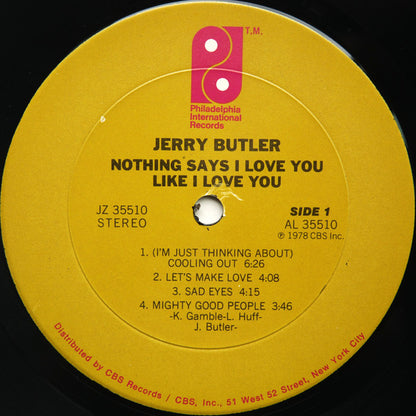 Jerry Butler : Nothing Says I Love You Like I Love You (LP, Album, Ter)