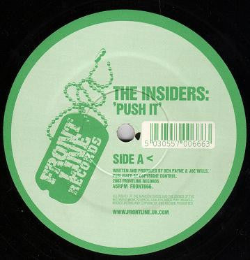 The Insiders : Push It / Got It Bad (12")