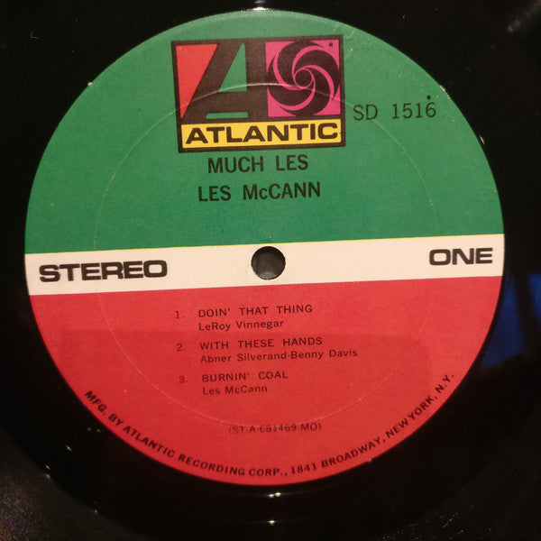 Les McCann : Much Les (LP, Album, MO )