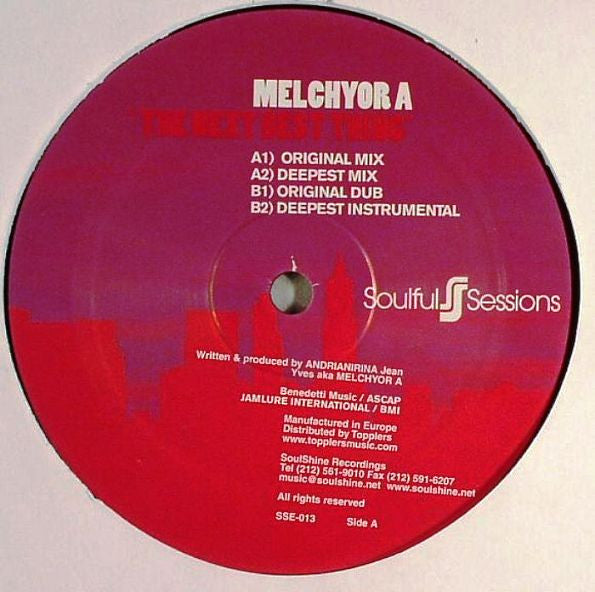 Melchyor A : The Next Big Thing (12")