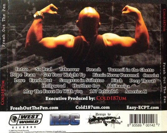 Cold187um* : Fresh Out The Pen (CD, Album)