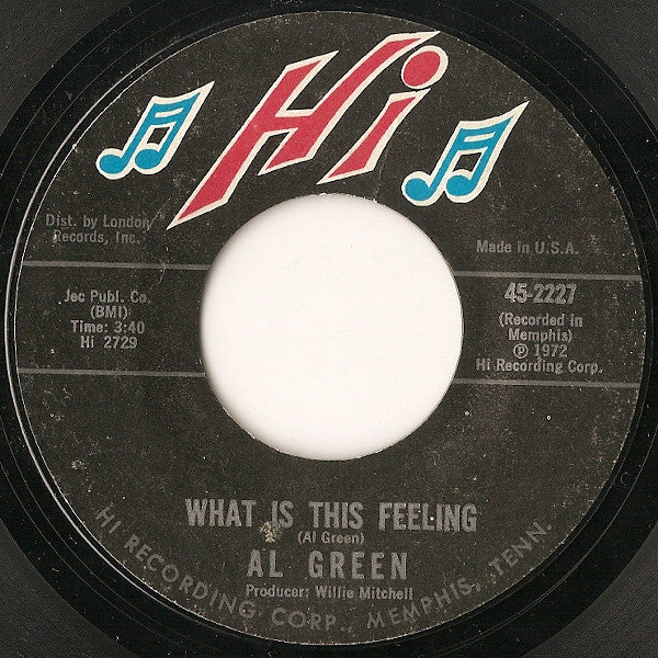Al Green : You Ought To Be With Me / What Is This Feeling (7", Styrene, Mon)