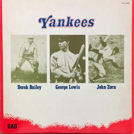 Derek Bailey / George Lewis / John Zorn : Yankees (LP, Album)