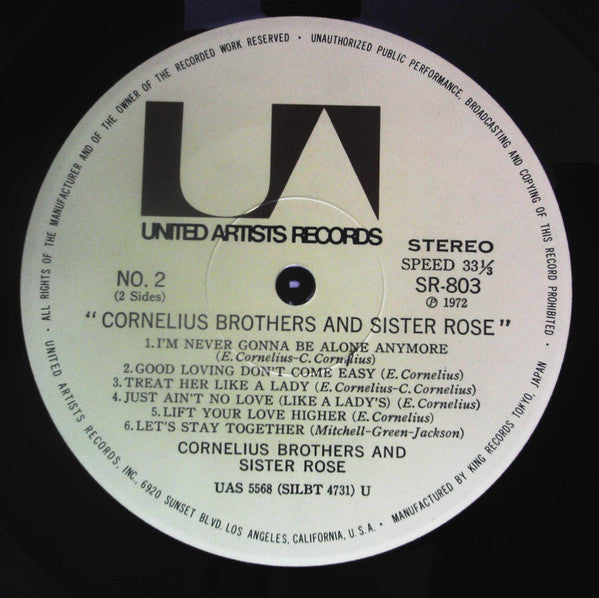 Cornelius Brothers And Sister Rose* : Cornelius Brothers And Sister Rose (LP, Album)