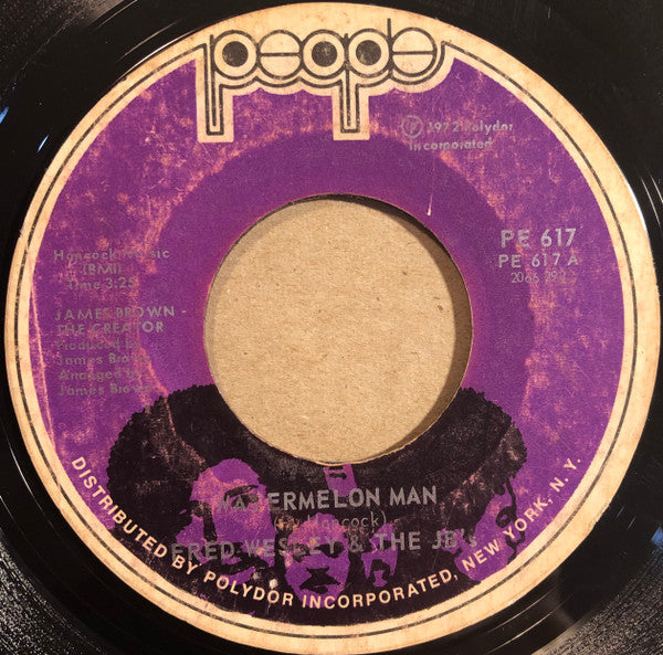 Fred Wesley & The JB's : Watermelon Man / Alone Again Naturally (7", Pre)