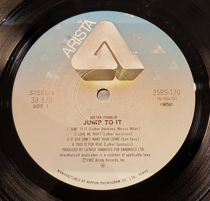 Aretha Franklin : Jump To It (LP, Album)