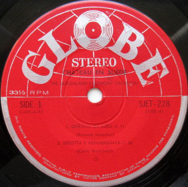 The Screenland Symphony Orchestra* : Chateau En Suede (7", EP)