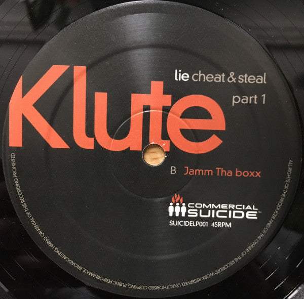 Klute : Lie Cheat And Steal Part 1 (2x12", Album)