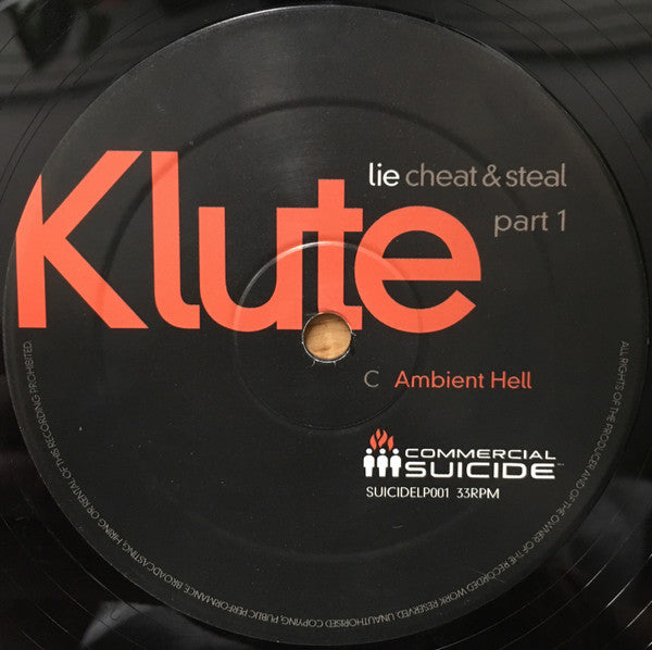 Klute : Lie Cheat And Steal Part 1 (2x12", Album)