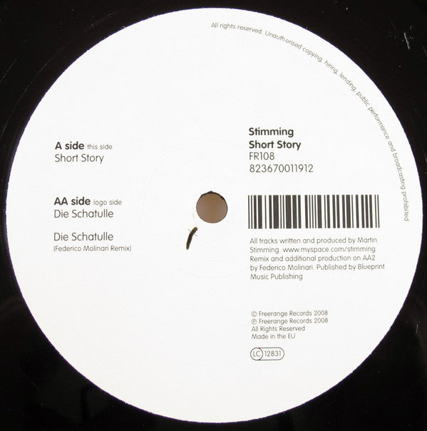 Stimming : Short Story (12")