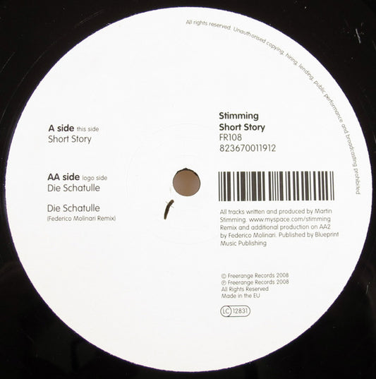 Stimming : Short Story (12")