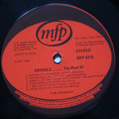 Animals* : The Most Of (LP, Comp)