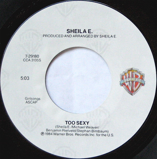Sheila E. : The Belle Of St. Mark (7", Single)
